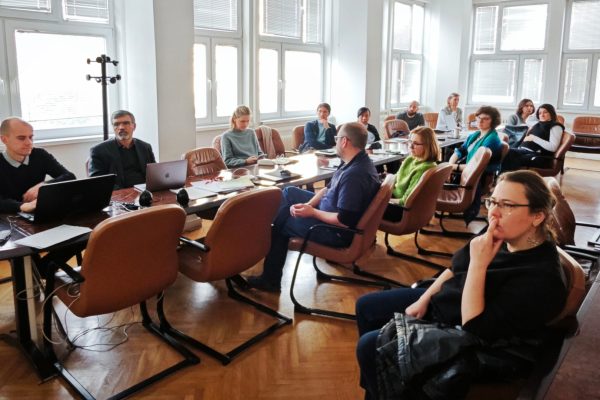 Short presentations on project results and strategic planning for future research activities.