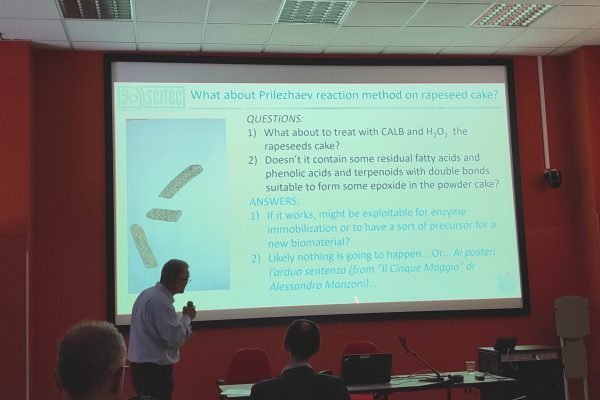 Francesco Secundo (SCITEC-CNR) - Optimization of Hydrolase Efficiency in Organic Solvents