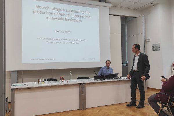Stefano Serra, (SCITEC -CNR) - Biotechnological Approach to the Production of Natural Flavours from Renewable Feedstocks